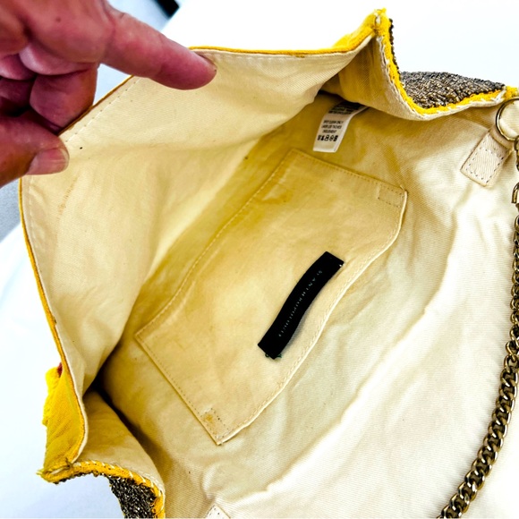 Anthropologie The Fiona Beaded Bag Floral Icon Edition Multicolor Crossbody EUC - Picture 10 of 17